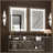Kaelia Frameless LED Lighted Bathroom Vanity Mirror with Anti-fog & Brightness Adjustable, Memory Function Wall Mirror-677949181