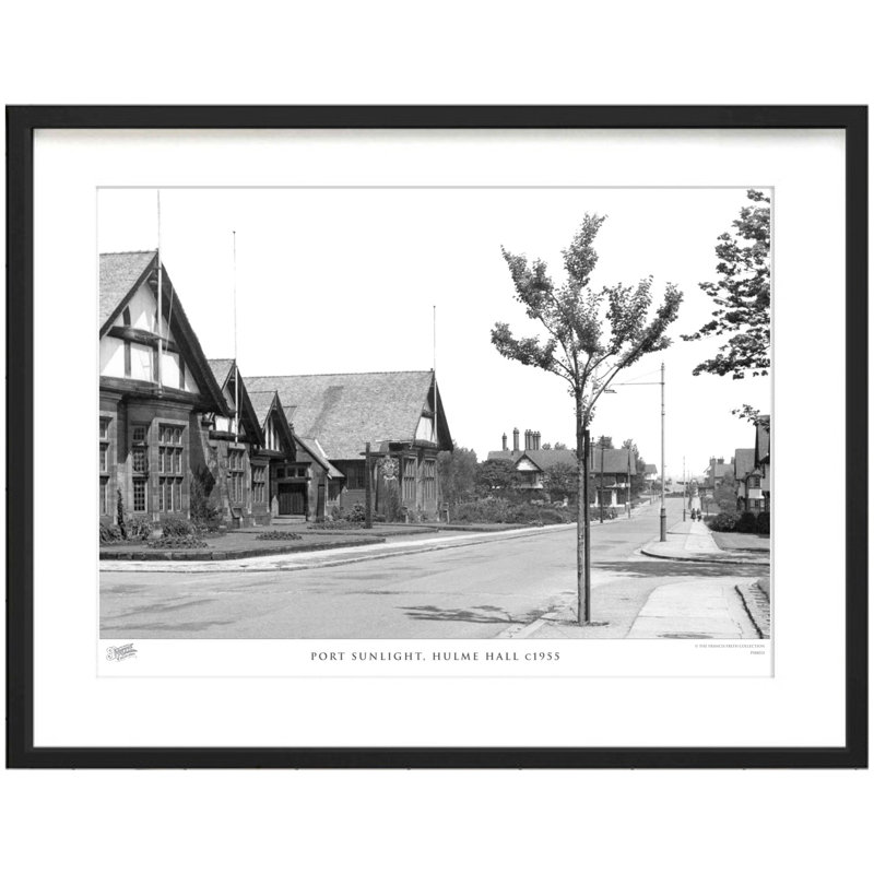 Port Sunlight, Hulme Hall C1955 by Francis Frith - Single Picture Frame Print, 28cm H x 36cm W x 2.3cm D