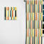 Sleek Midcentury Stripes I - Rideau Midcentury - Rideau géométrique obscurcissant - 1 panneau-107576139