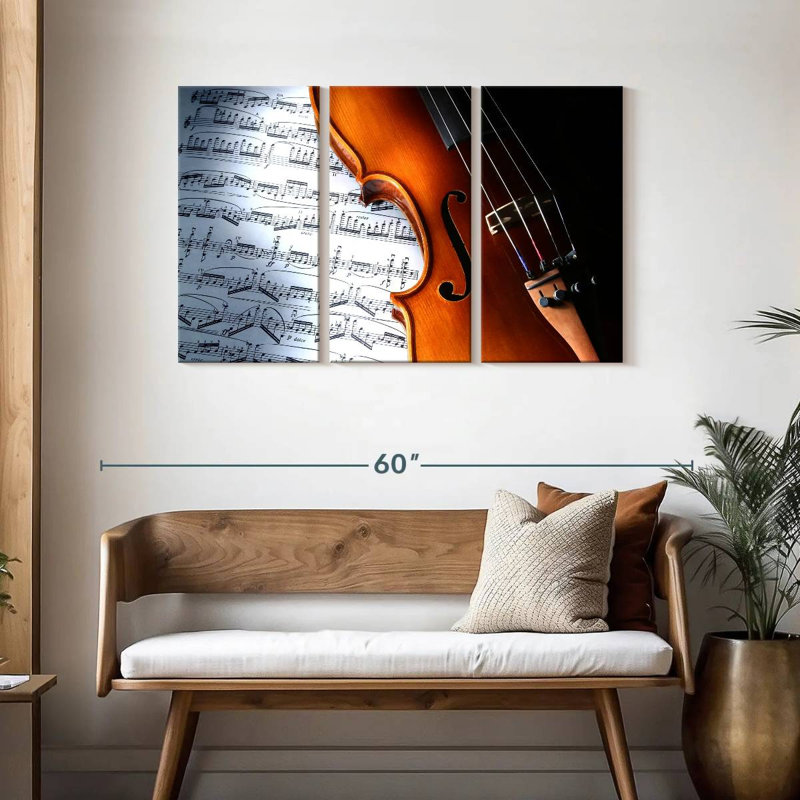 Violin Sheet Cosey, 28" H x 45" W