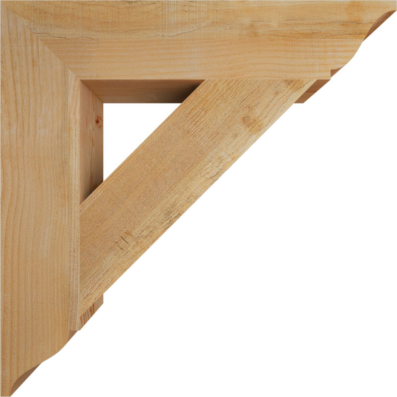 Support traditionnel, H 30 po x l 6 po x P 30 po, Douglas (sciage brut)