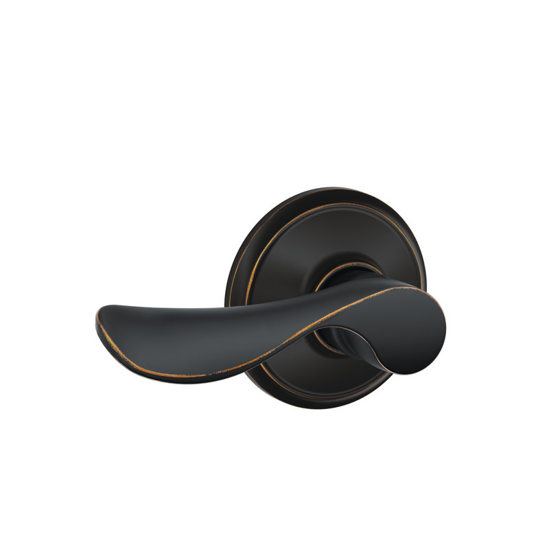 Champagne Lever Hall and Closet Lock, Aged Bronze