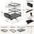 3-Layer Dish Drying Rack,Plate Racks,Dishes Holder for Kitchen Counter