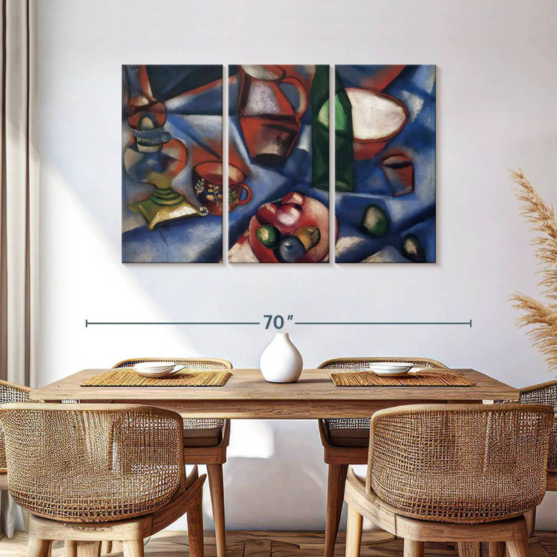 Nature morte 1912, H 36 po x l 57 po