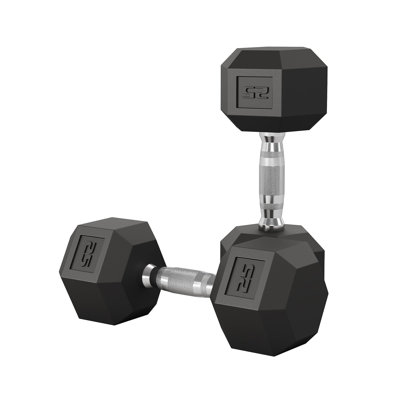 Ensemble de 2 haltères hexagonales 5 à 50 lb, poids avec haltères
