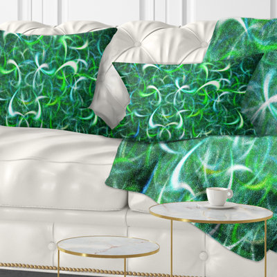 Coussin lombaire en aquarelle foncé Abstract
