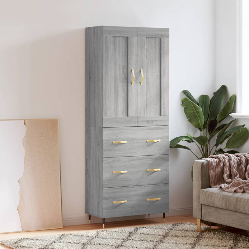 Brambach 69.5cm Sideboard, Grey Sonoma