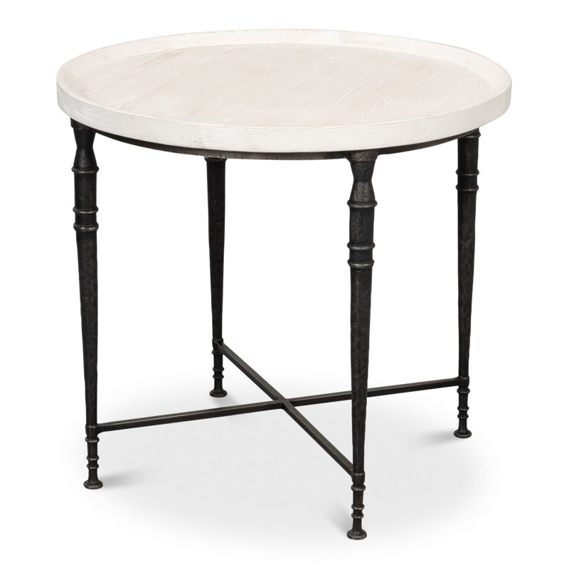 Nathaniel Solid Wood Top End Table