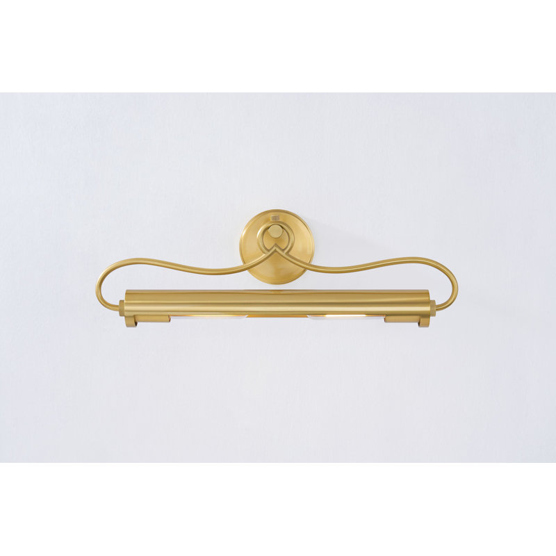 Berun 2 Light Picture Light, 6.5" H x 20.5" W x 20.5" D, Aged Brass