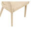 Chaise rembourrée en sherpa de qualité supérieure avec dossier creux - chaise de salle à manger, fauteuil de coiffeuse de chambre à coucher, fauteuil d'appoint de salon, fauteuil de loisir de café, fauteuil de conférence (blanc cassé, ensemble de 2)-129203109-129203110-129203105