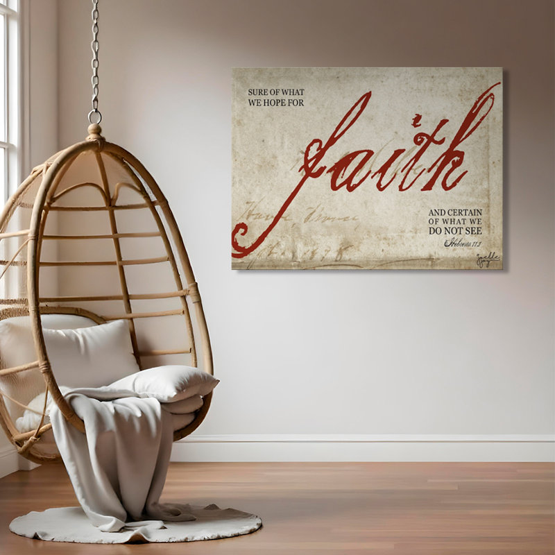 Faith par Joelle Joy - reproduction sur toile tendue, H 12 po x l 16 po
