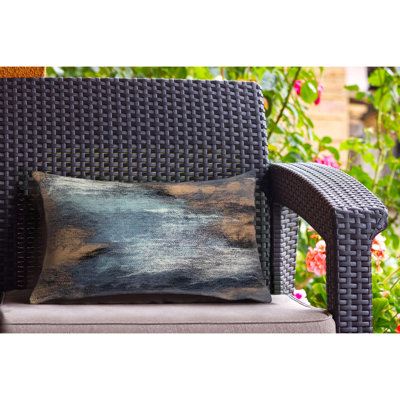 Liora Manne Euston I Vista Indoor/Outdoor Pillow Denim