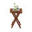 Ermont Square Teak Outdoor Folding Bistro Table
