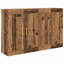 Wall-Mounted Cabinet 2 Pcs Black Oak 69.5 X 34 X 90 Cm-953037217