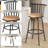 Klyne Swivel Upholstered Suede Adjustable Height Counter Stool with Steel Frame-279382508
