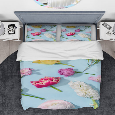 Farmhouse / Country Floral Duvet Cover