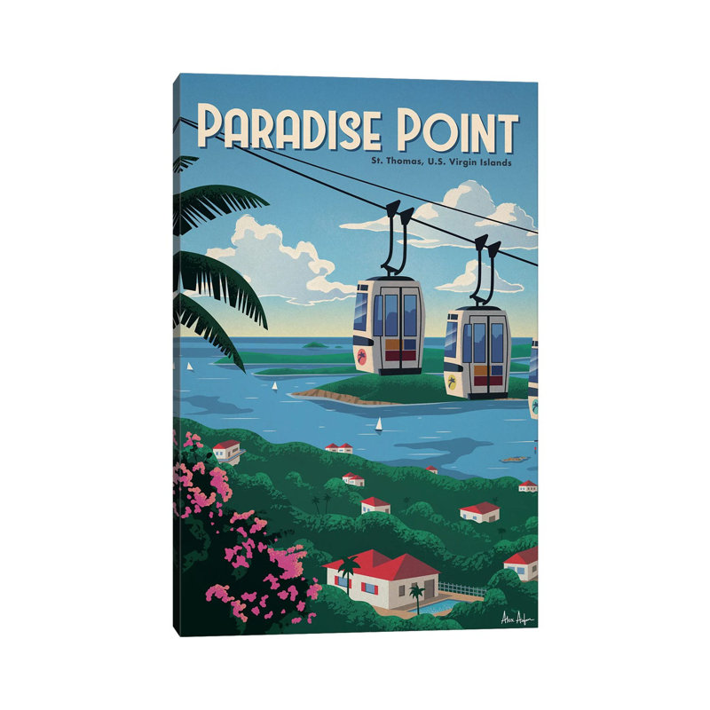 Paradise Point - Wrapped Canvas Print, 152.5 cm H x 101.5 cm W