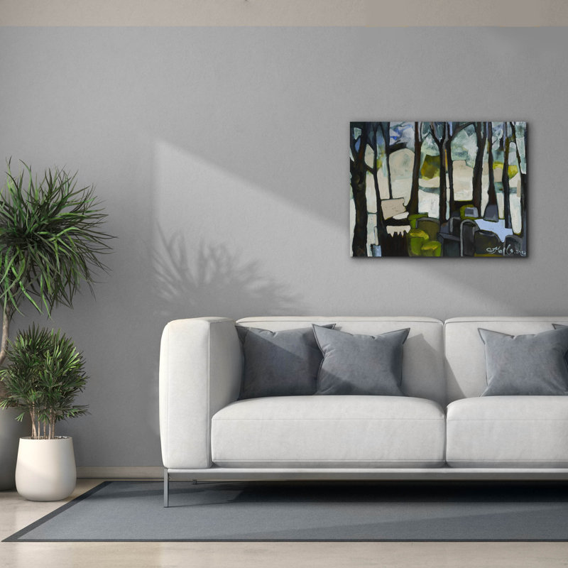 Toile épique Graffiti «A Quiet Place» par Erin McGee Ferrell, 34 po x 26 po