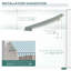 Auvent de patio rétractable polyvalent pour les espaces extérieurs, améliorant le confort et l'intimité.