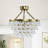 Deonta 5-Tier Dimmable Semi-Flush Crystal Chandelier-1583912171