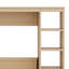 Lit escamotable double en bois avec bibliothèque, lit armoire pleine grandeur-1298443200-1298443206