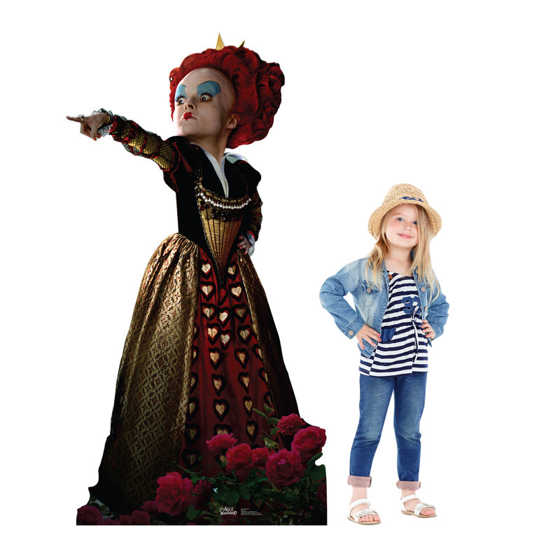 Red Queen Alice in Wonderland Life-Size Cardboard Cutout