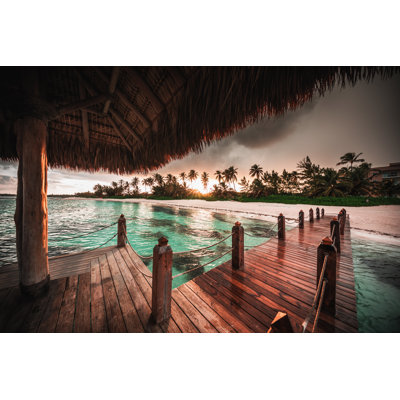 Tropical Beach - Wrapped Canvas Print