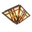Prairie Wheat 3 - Light Flush Mount