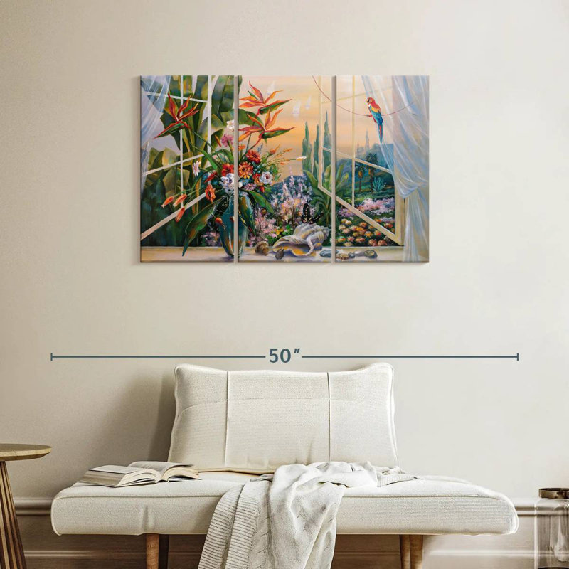 Lilie Window, 24" H x 38" W