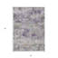 Tapis extérieur lavable rayé mauve 5 pi x 8 pi lavande