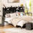  Issifu Farmhouse Headboard with Sliding Barn Door Storage, LED Light and Charging Station-537660706-537660709