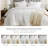 Mina Waffle Weave Textured Cozy Comforter Set-1474785870-1474785876