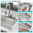 Innovative Waterflow Stainless Steel Modern Kitchen Experience