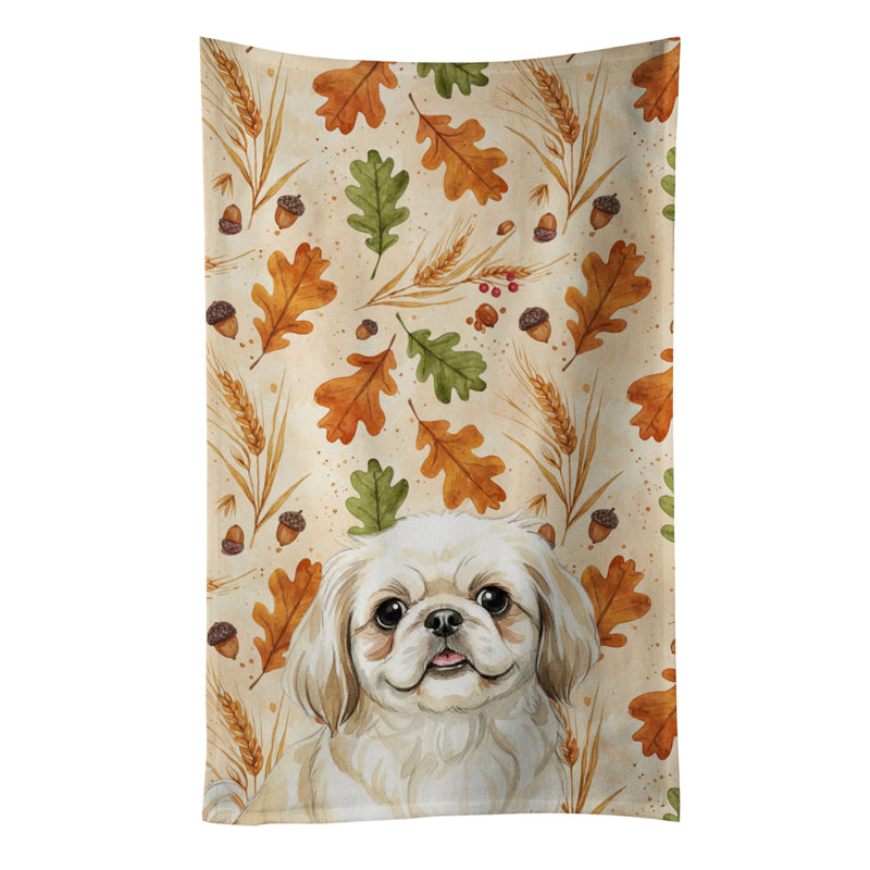 Serviette de cuisine tricolore Sheltie, Cream Pekingese