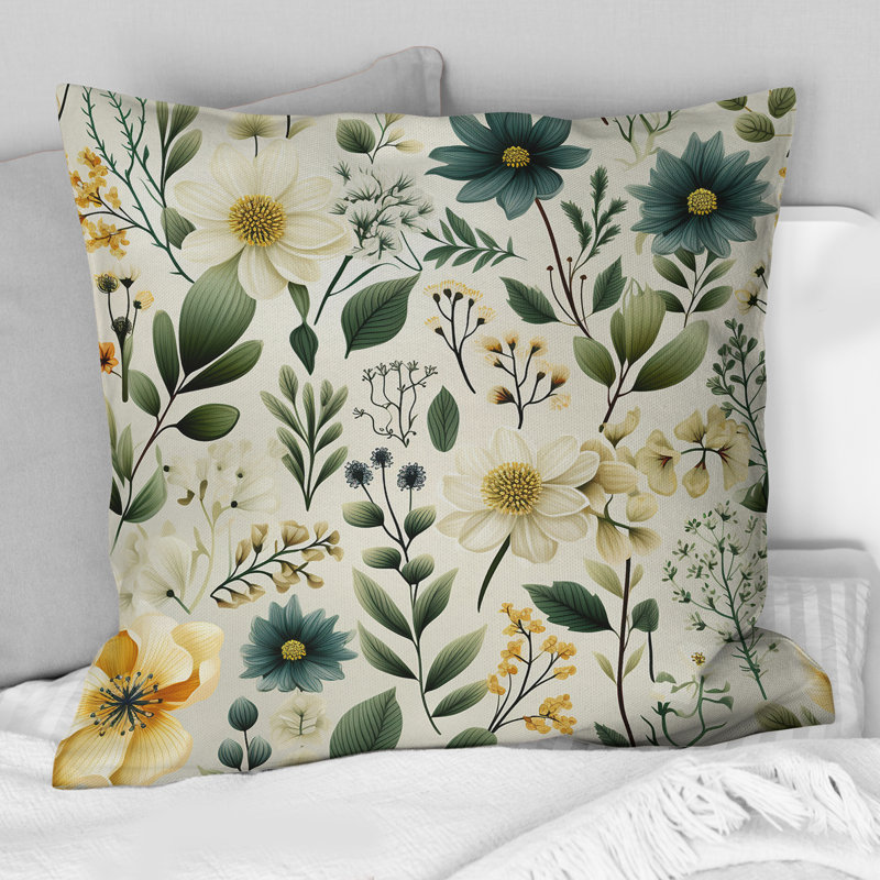 Coussin décoratif Botanical Wanderlust, H 18 po x l 18 po