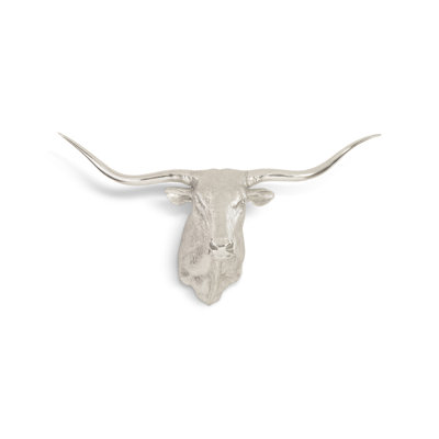 Animals Longhorn Bull Sculpture Wall Décor