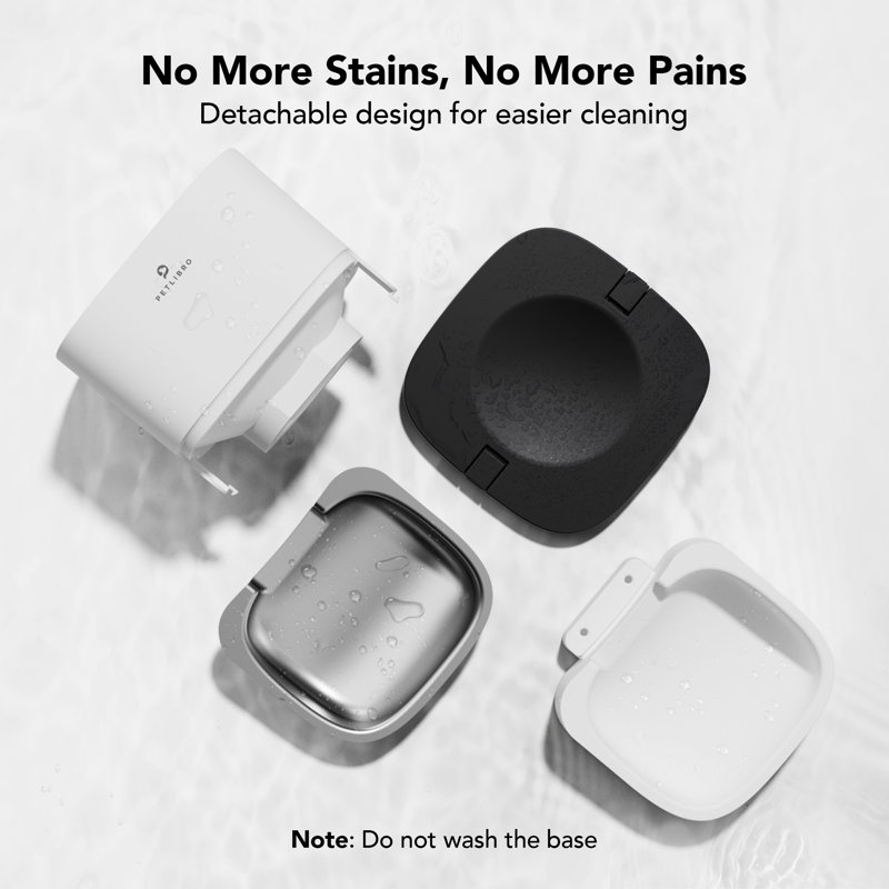 WiFi Automatic Pet Feeder with Stainless Steel Bowl, 4L
