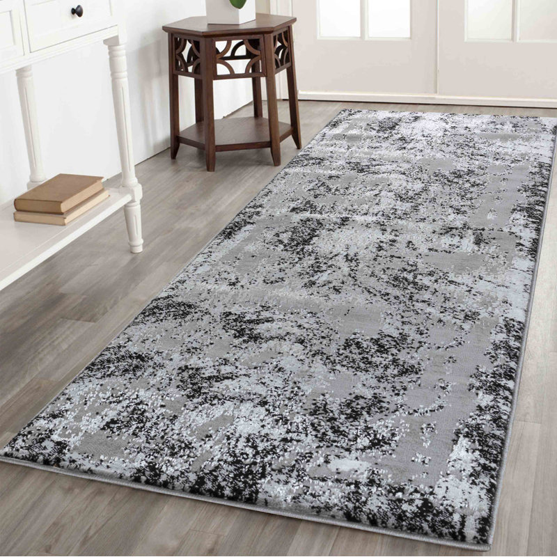 Galt Abstract Area Rug, Runner 60 x 220cm