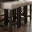 Tabouret de comptoir rembourré 25 po Alim