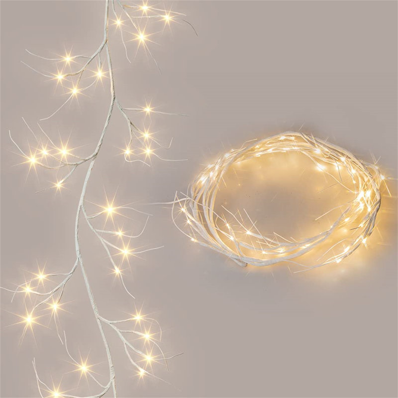 180cm Lighted Faux Garland with Lights