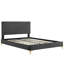 Lit plateforme en velours Yasmine Channel-1674848885-1674848890