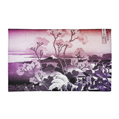 Chenille Floral Indoor Rug
