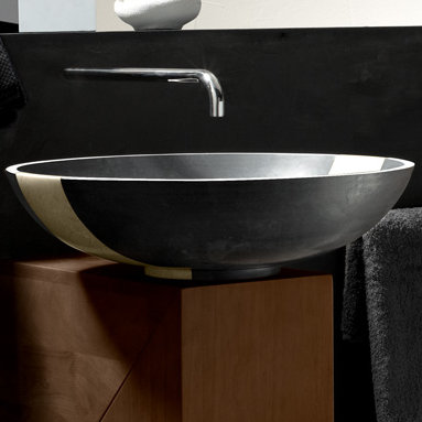 Copalto 18'' L Bathroom Sink, Black