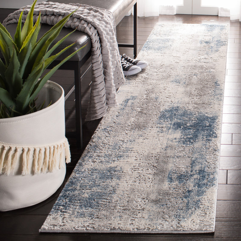 Keyra Performance Abstract Rug, Runner 2' x 8'