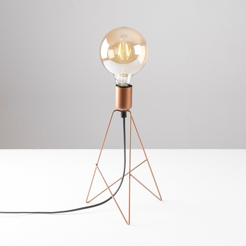 Lampe fantaisie en métal Eriyona, Cuivre