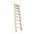 Natural Knotty Pine Wood Sliding Library Step Ladder With Built-In Handrails And Telescoping Rolling Ladder Hardware Kit-241353812-241353814