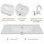 Meuble-lavabo de 36 pouces avec lavabo, armoire et tiroirs pour un rangement efficace et une conception élégante-565614766
