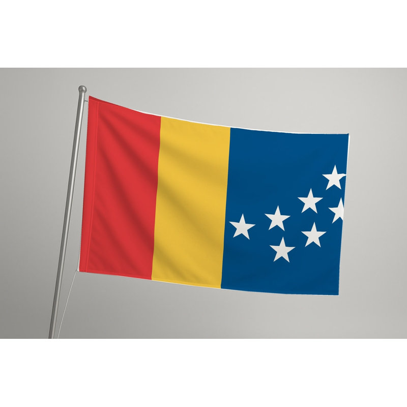 Drapeau de la ville de Durham — Drapeau extérieur, 36" H x 60" W