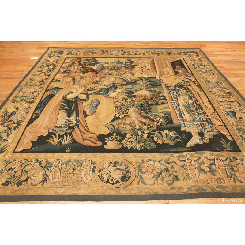 One-of-a-Kind Rectangle 10'8" X 11'3" Area Rug