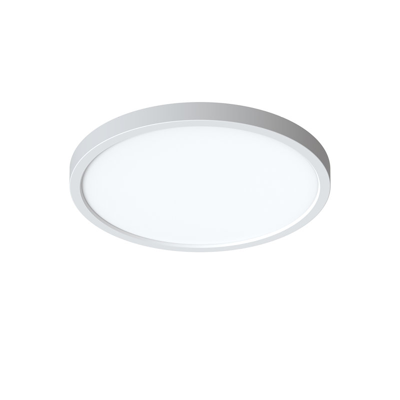 Eon 14'' LED Flush Mount - 28W - White, 28, 0.88" H x 14" W x 14" D, White